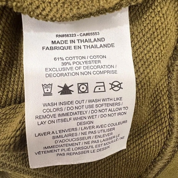 Nike Green Sherpa textured big logo Oversized Cropped Crewneck Sweatshirt Womens - Picture 5 of 6